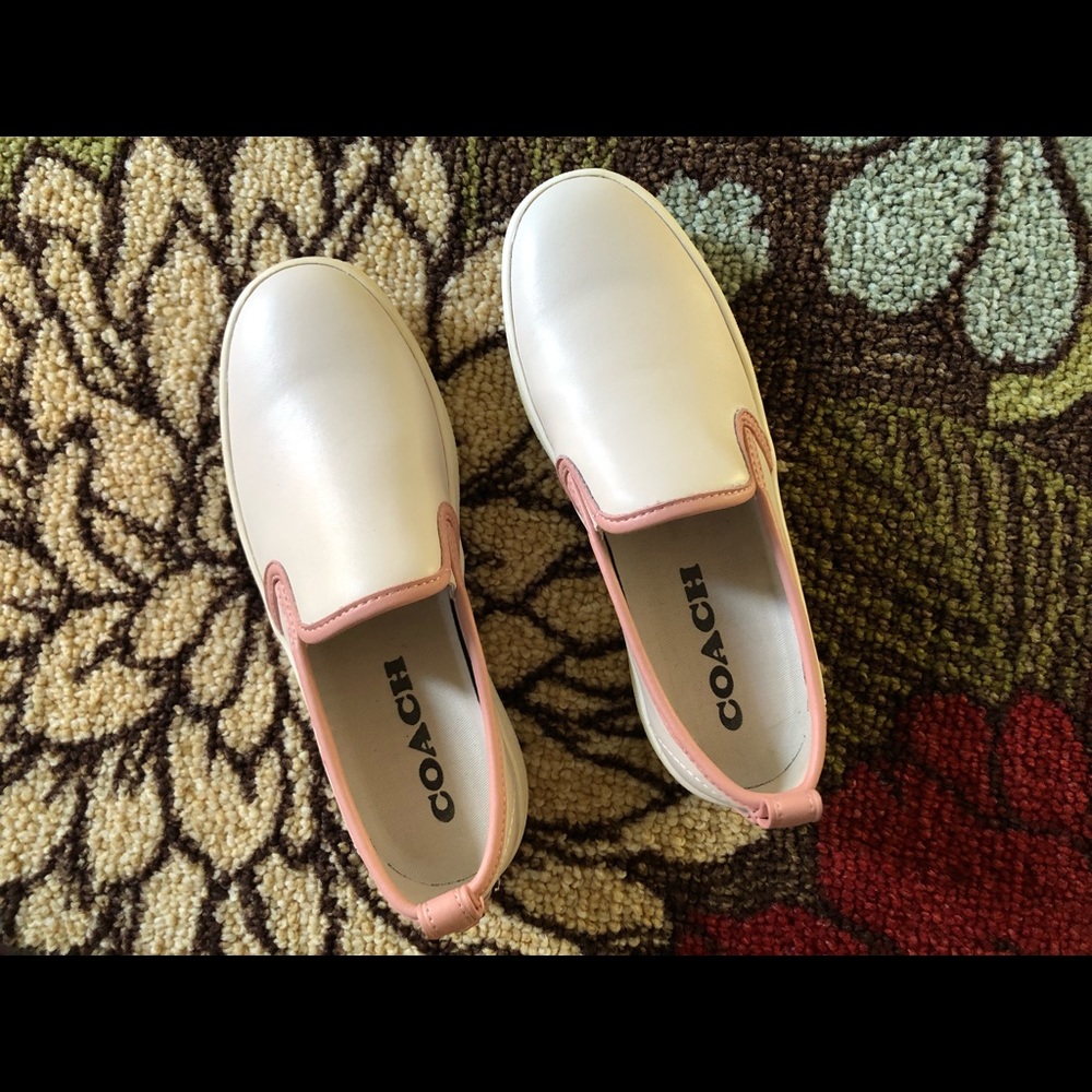 Coach leather shoe. just try it. A little big for me.